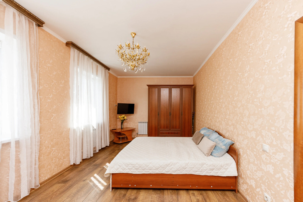 Квартира однокомнатная 45 м² 2 кровати