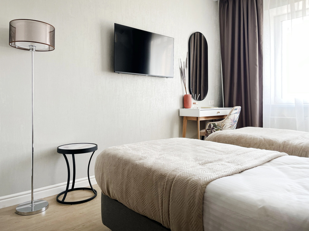 Квартира-студия 25 м² c одной кроватью