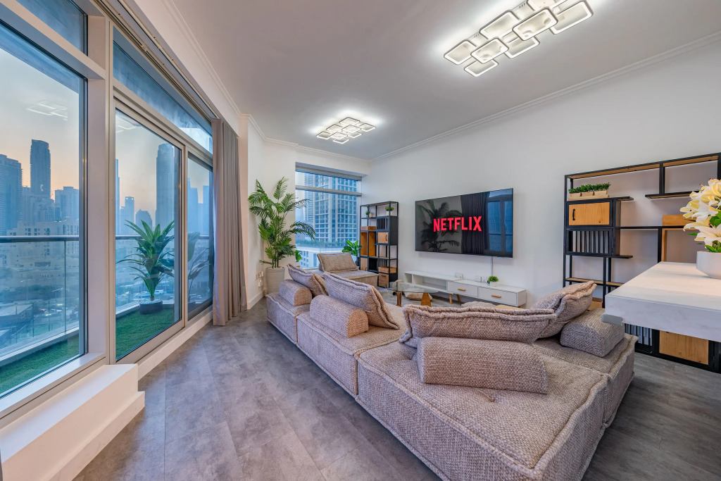 Апартаменты Burj Luxury Living 2bhk Direct Burj Khalifa View