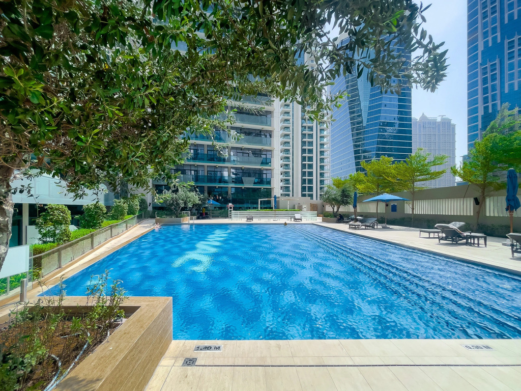 Апартаменты Stylish 1BR at Damac Merano Tower with Great View