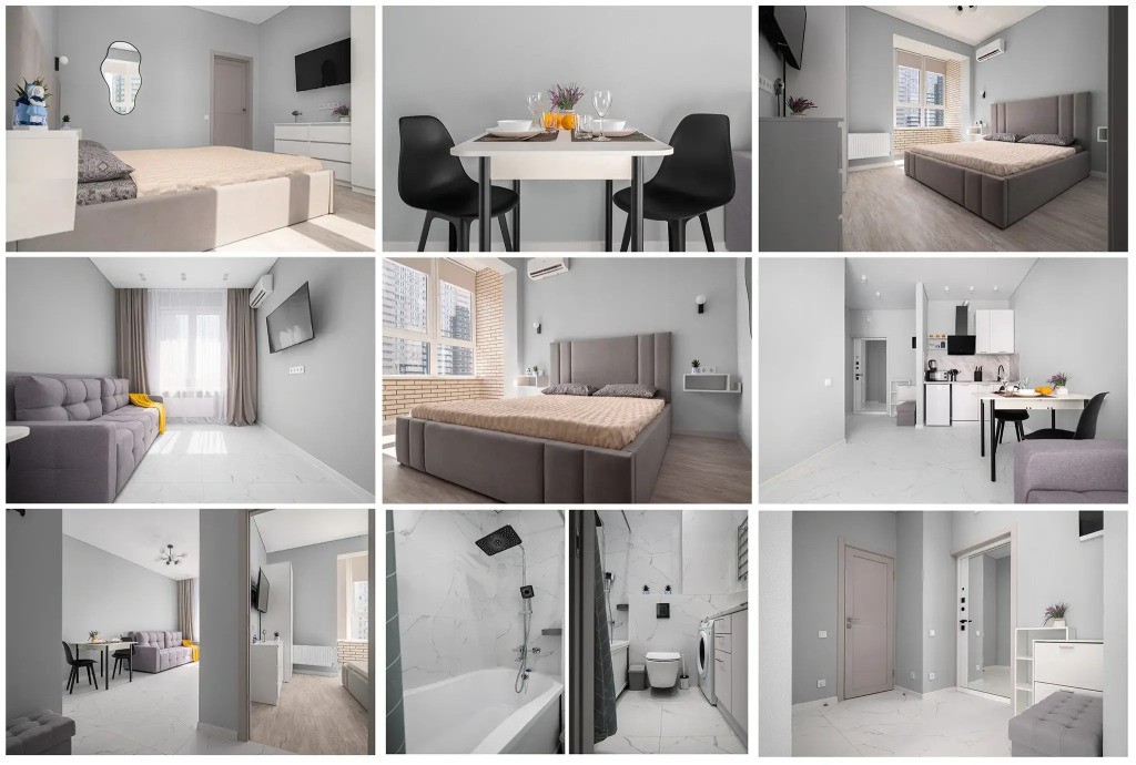 Квартира GoodTimeApartments с видом на реку Кубань