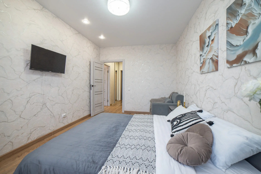 Квартира Евро 2К BeGuest рядом с метро Ботаническая для 5х гостей