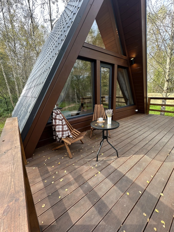 Шале A-frame Вблизи Реки Днепр