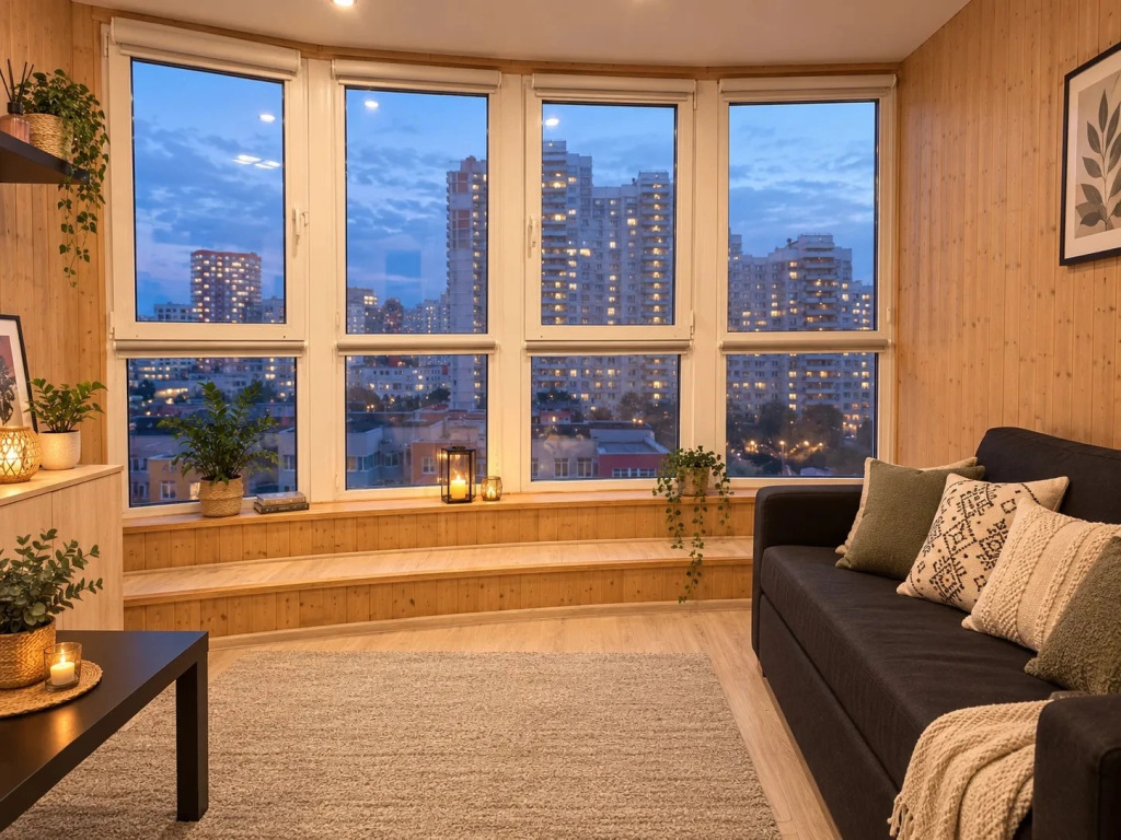 Квартира Bestflat24 с панорамным балконом