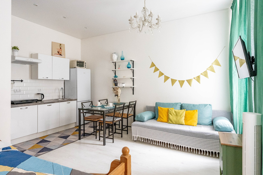 Квартира Студия Sergeew Apartments у нaбеpeжной Фoнтaнки