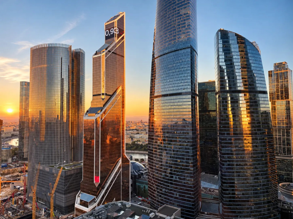 Апартаменты Sky City Moscow Эксклюзивный мраморный! Редкая широкая панорама на все башни Москва Сити! Алиса Макс