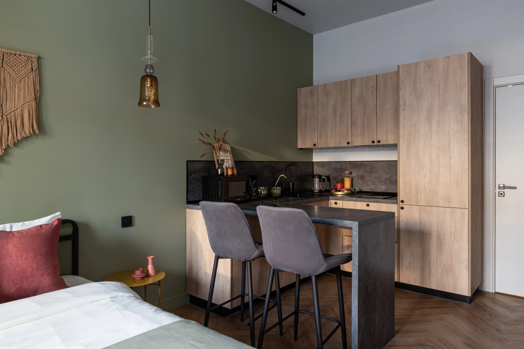 Квартира Moscow Deluxe Apartments Silver Fountain Studio