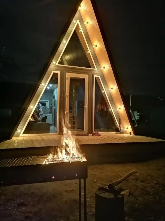 Частный Дом А-Frame на Малиновой