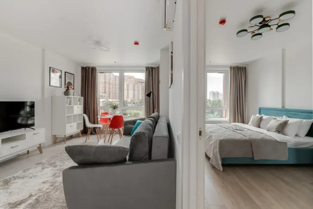Апартаменты SMART LOFTS | Moon River | Отдельная спальня | Медцентры (ФМБА, ЛОР) | Крокус