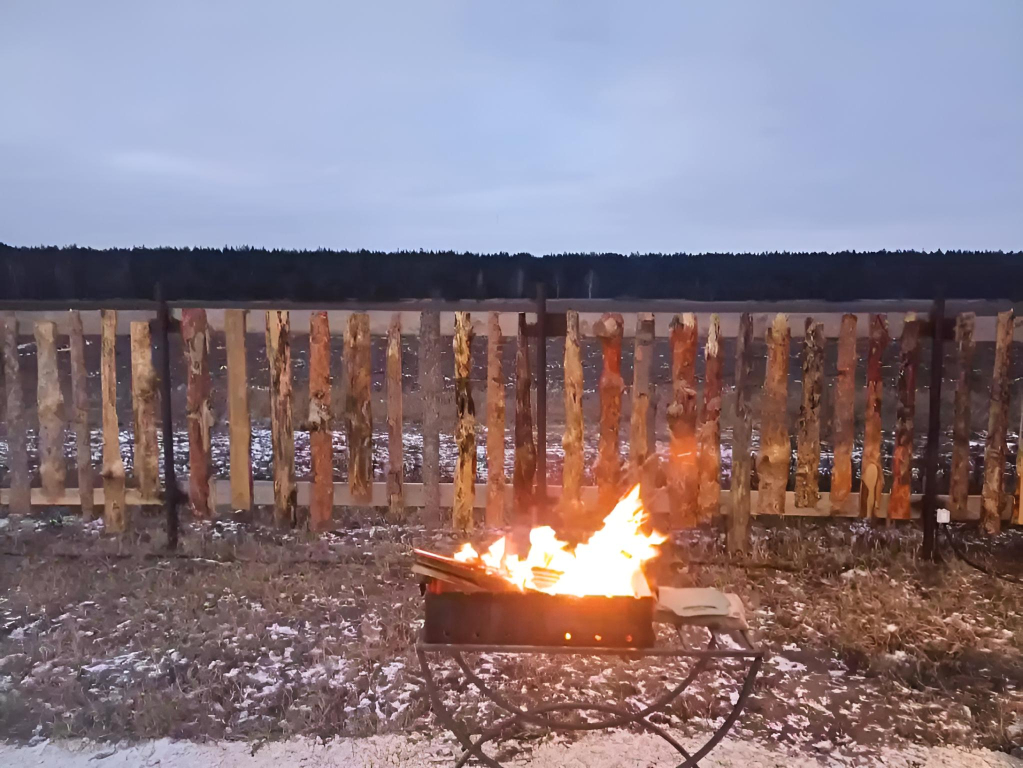 Частный дом с баней-бочкой