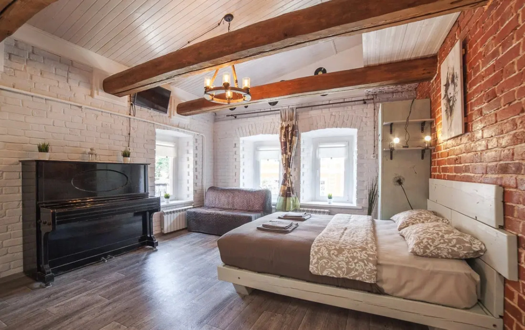 Loft рядом с Кремлем by Uloo Мебелированные комнаты