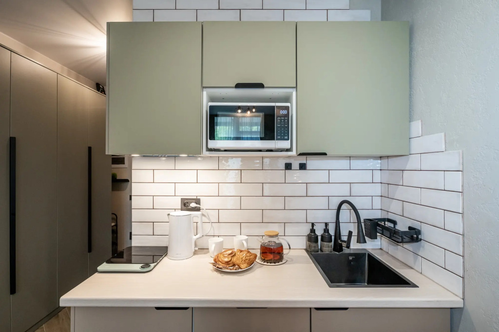 Квартира студия, 35 м², 2 кровати