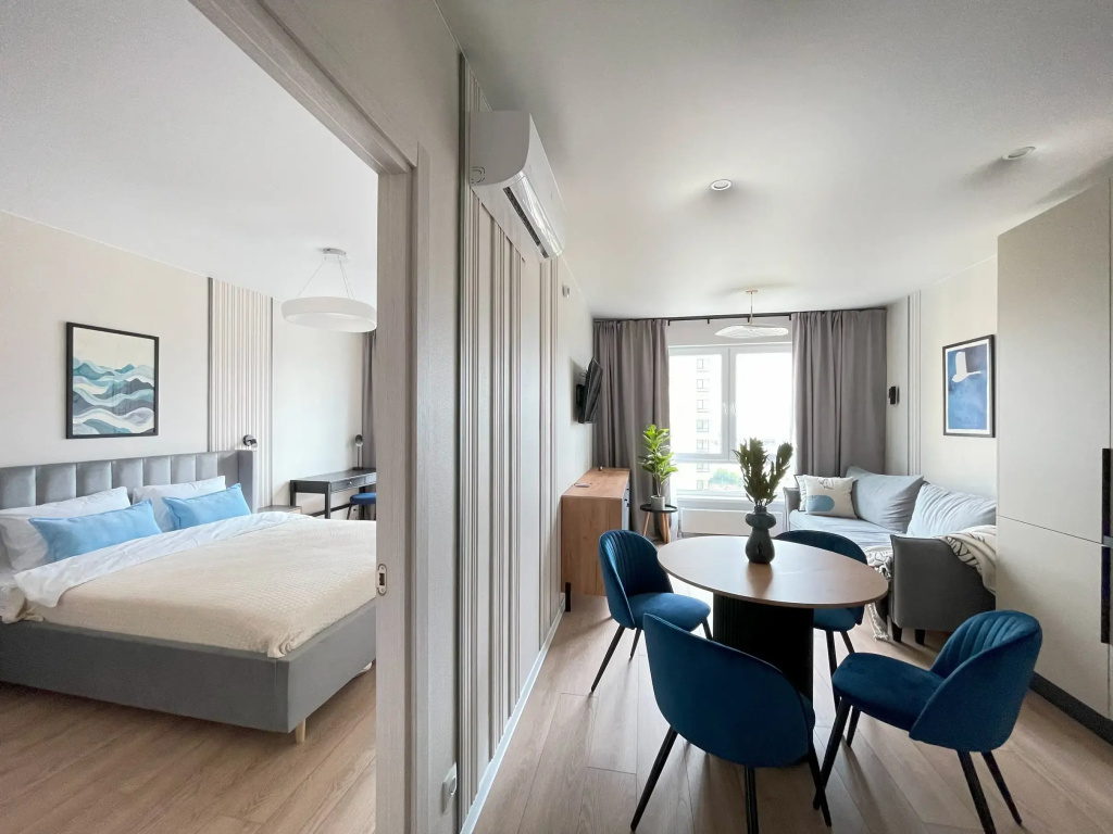 Апартаменты SMART LOFTS | Fyord | До 5 гостей | Отдельная спальня | 7 мин до метро Бутырская