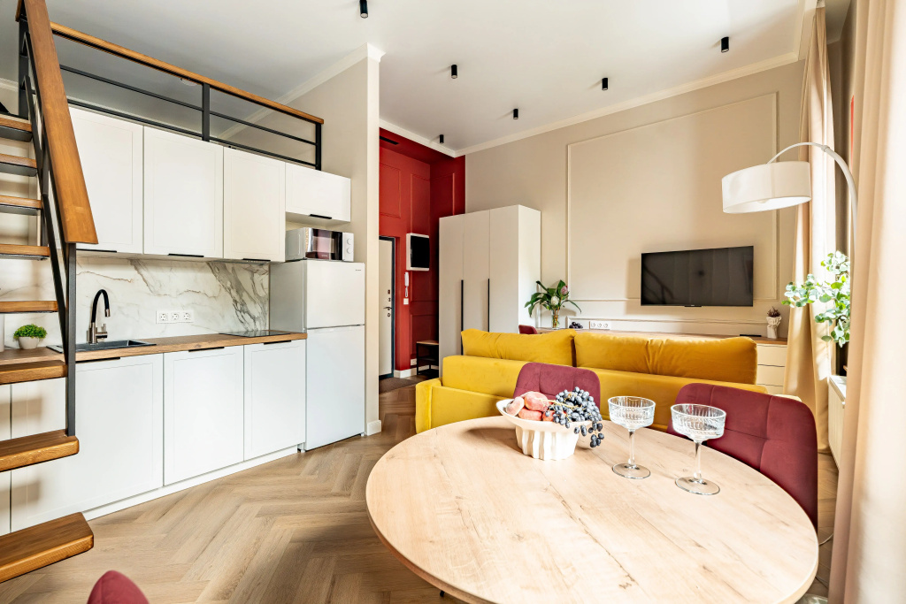 Апартаменты c 1 комнатой в Old flat