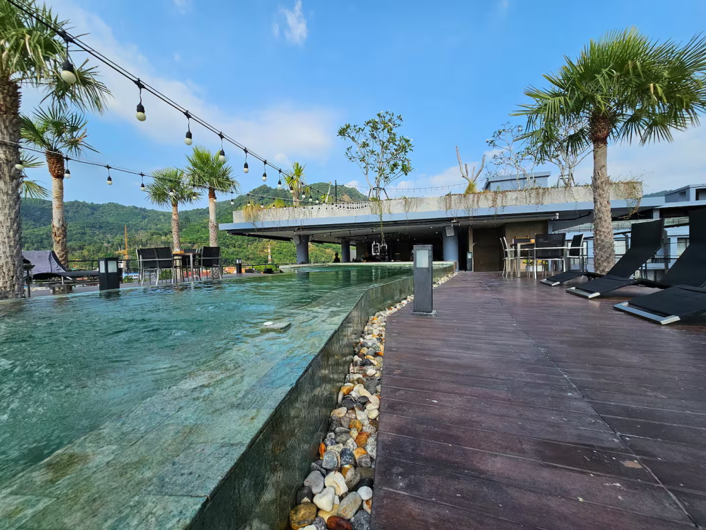 Квартира 1BDR 500Mbps wifi Parking Pool with nice view
