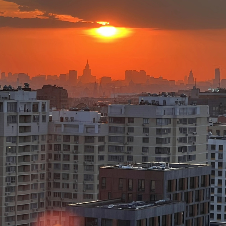 Апартаменты Уютная студия с видом на Москва-Сити