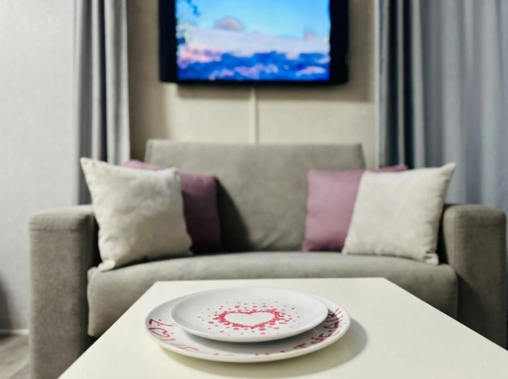 Квартира FlatRoom в Центре на 8 Этаже для 3 Гостей