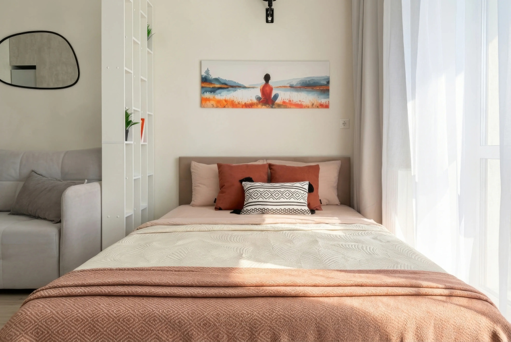 Квартира Уютная с проектором в ЖК Планета