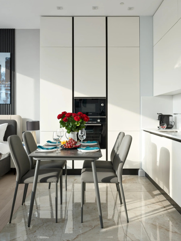 Квартира GM Apartments в Moscow City c панорамным видом