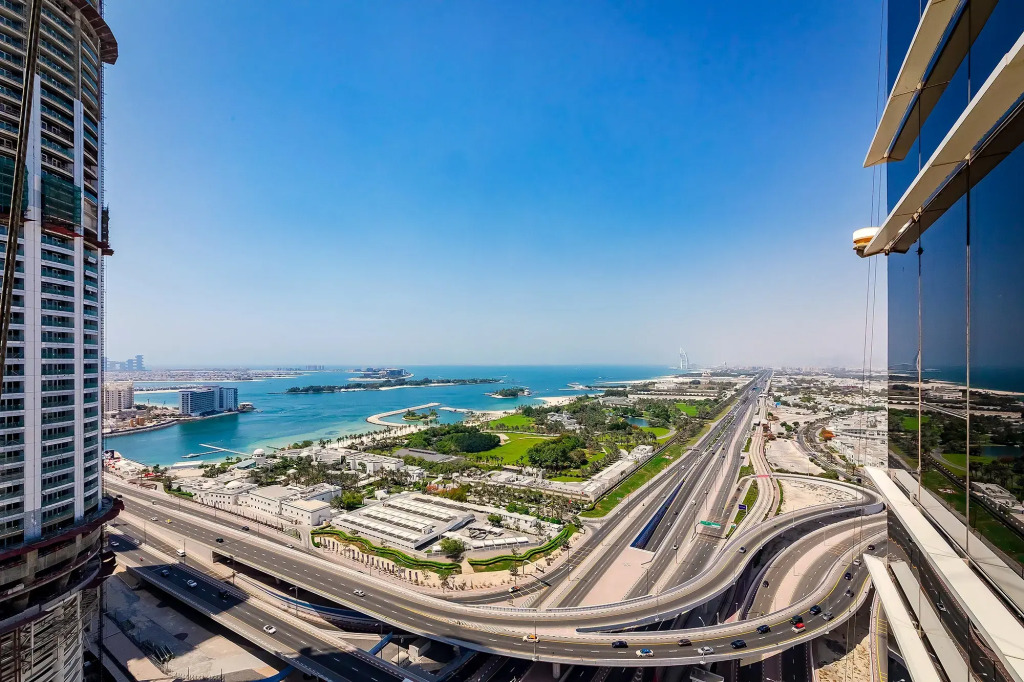Апартаменты Потрясающие 2BR Palm View in JBR