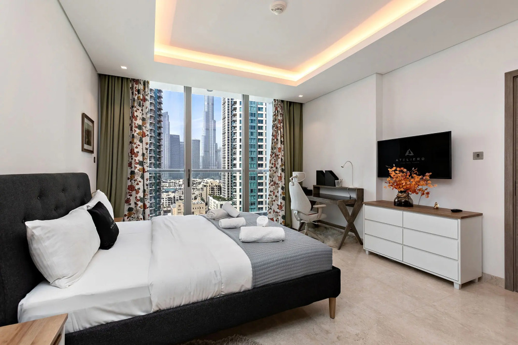 Апартаменты Sterling 1BR with Burj Khalifa View