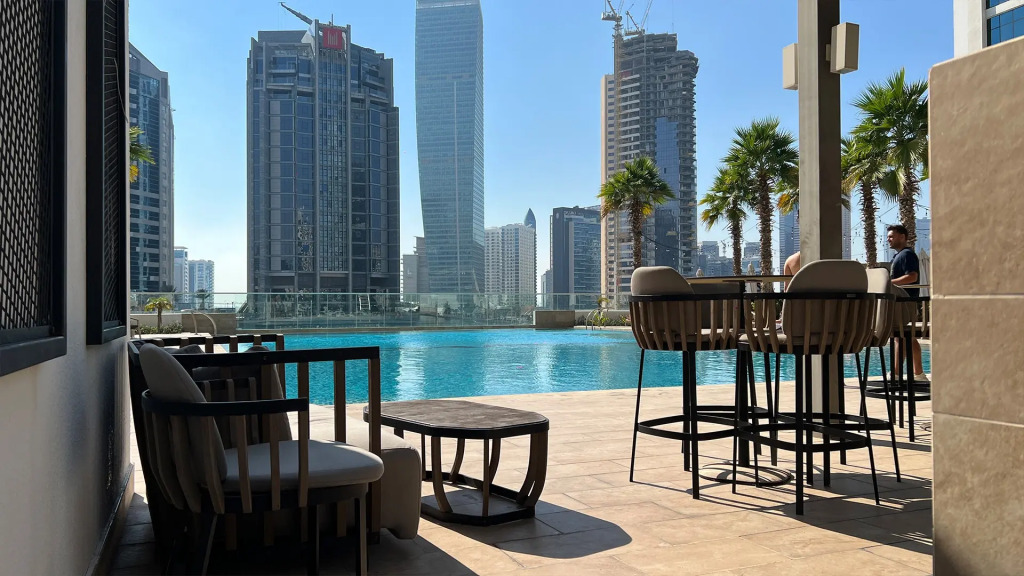 Апартаменты KeyRock Living | Chic Studio w/ Burj Khalifa View