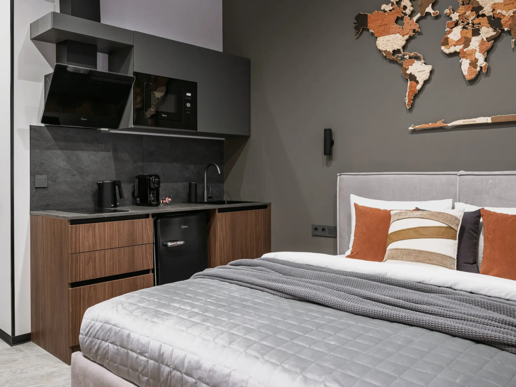 Квартира GM Apartments Стильная Лофт 3 у Кремля