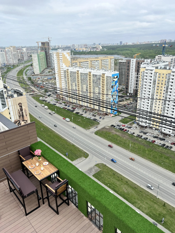 Квартира Студия 2 с Панорамным Видом на Город