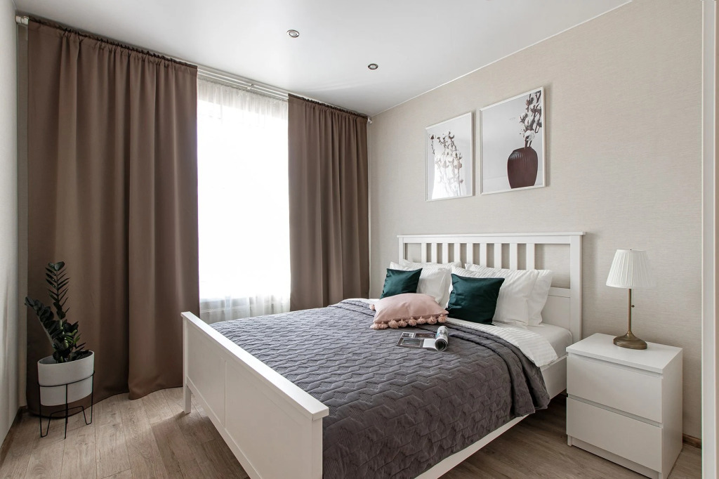 Квартира Piter Apartments евродвушка Солнечные в ЖК Времена Года