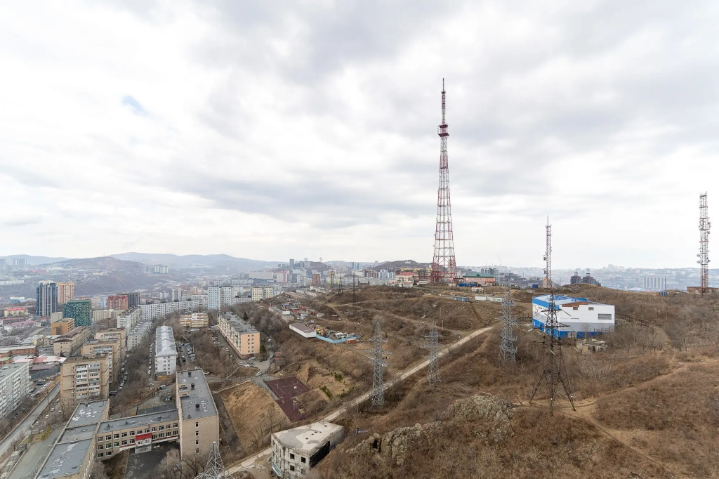 Квартира Sky Hight на высоком этаже с видом на город