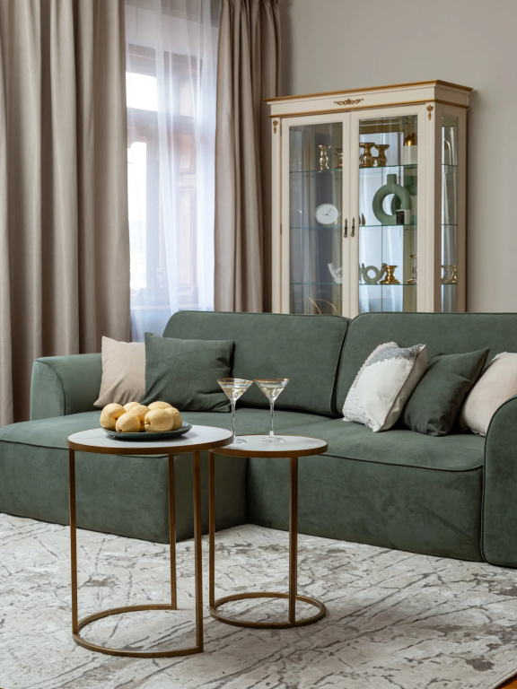 Квартира GM Apartments Новая и тихая Трехкомнатная на Тверской