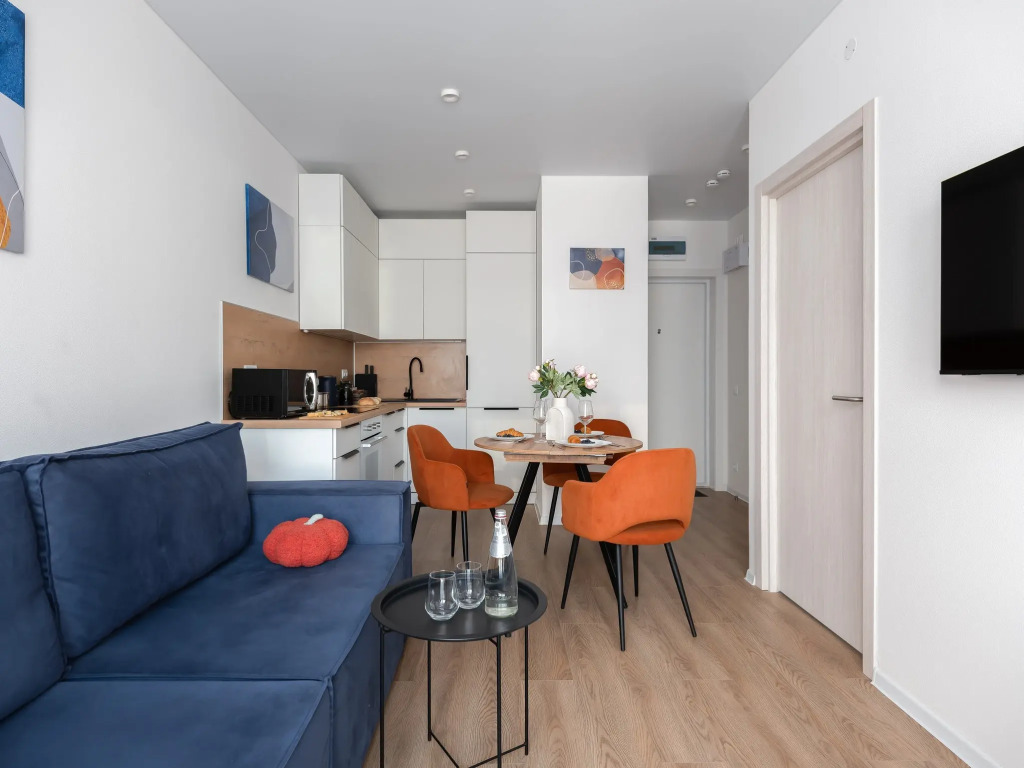 Апартаменты SMART LOFTS | Modena | Отдельная спальня | 7 мин до метро Бутырская