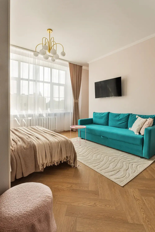 Квартира JN Apartments Четырехместная Студия с Видом на Парк