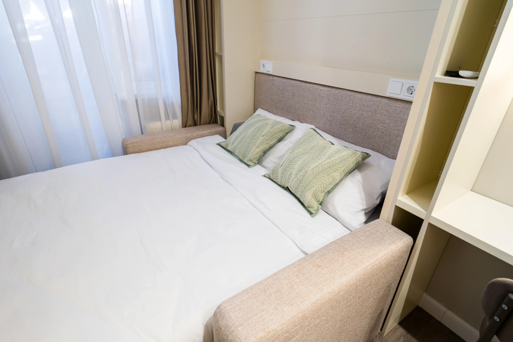 Квартира Квартира-студия, 18 м², 1 кровать