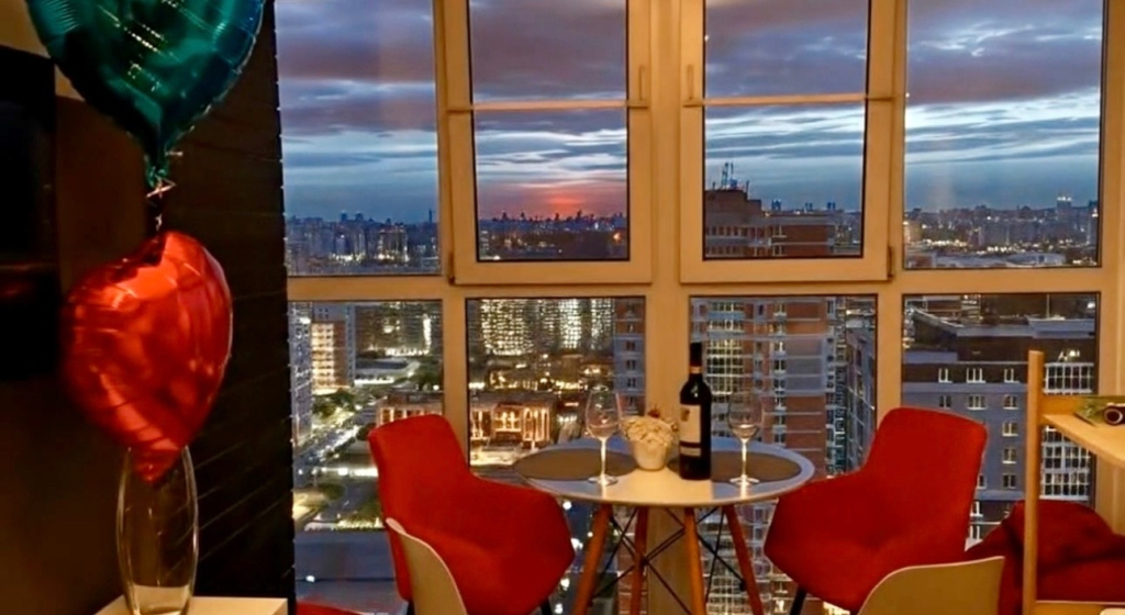Апартаменты Видовая студия City Skyline Studio в ЖК Елецкий