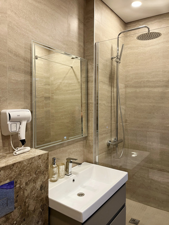 Квартира-студия 25 м² c одной кроватью