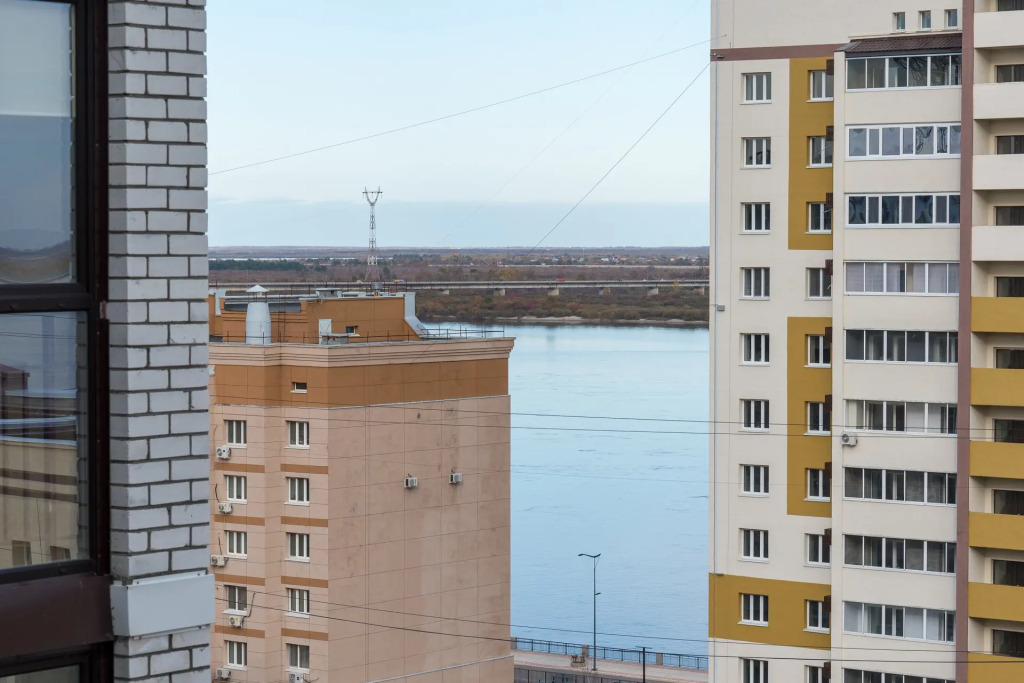Квартира 1-комнатная с видом на новую набережную р Зея