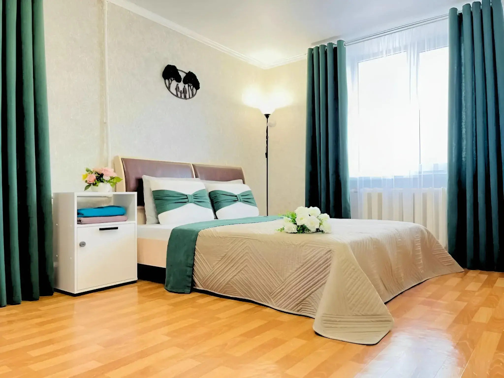 Квартира Уютная 1 комн от ИП Марат Дом по ул. Сулеймановой, 7