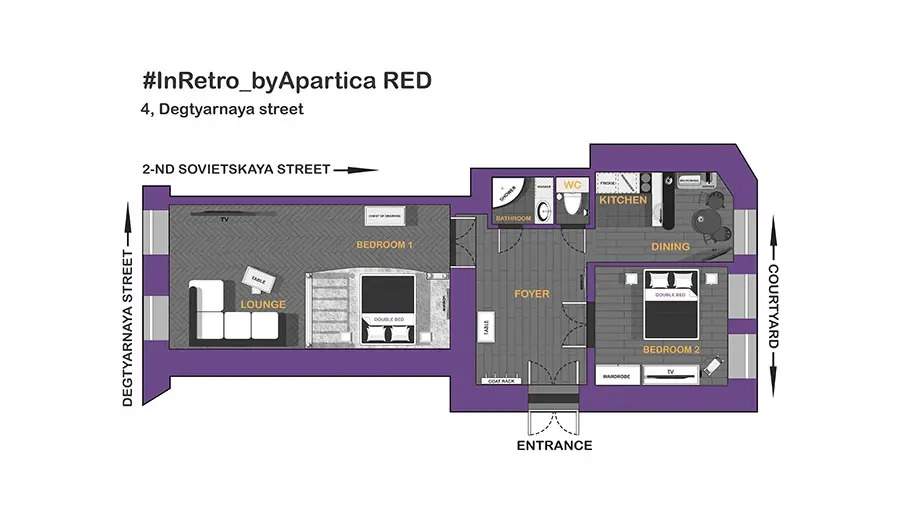 Апартаменты InretroRed byApartica