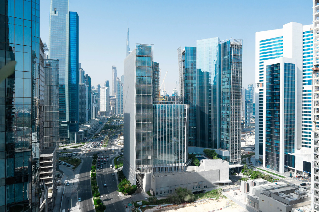 Апартаменты Keyrock Living Dubai Skyline & Pool Access