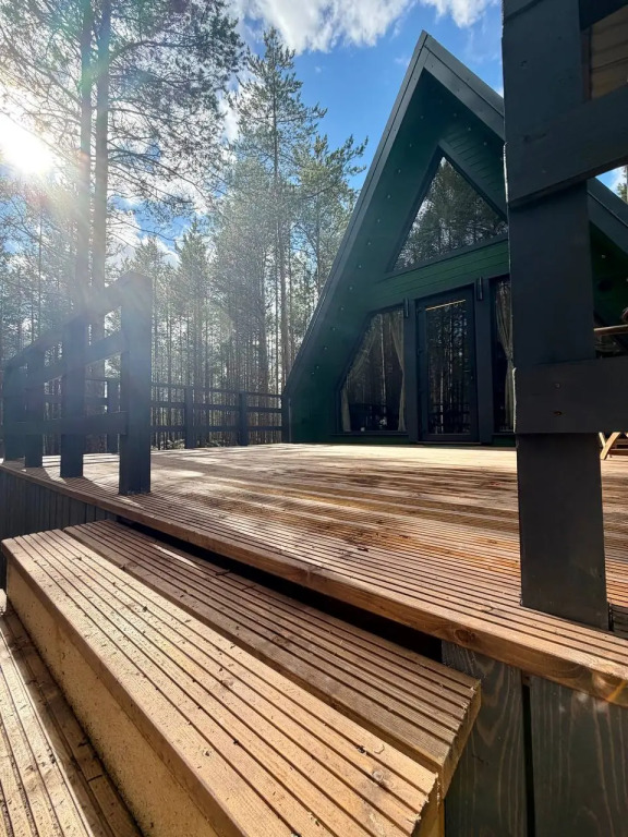 Частный дом Уединенный A-Frame в сосновом лесу