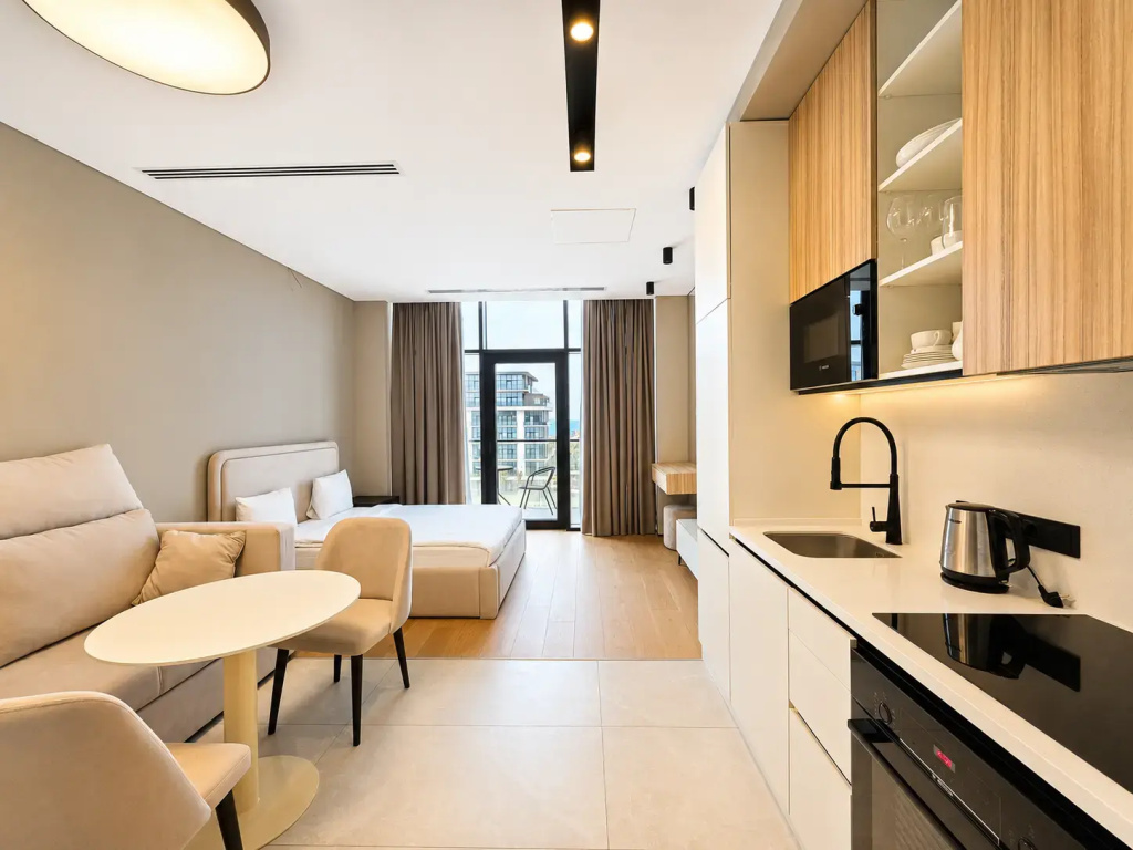 Апартаменты Lighthouse Studio with Pool & Sea View