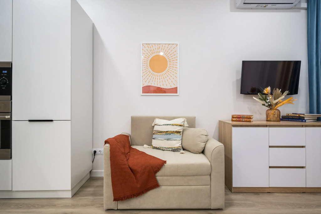 Квартира Teplo Apartments Студия на Среднерогатской Улица 11