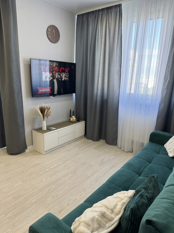 Квартира Новая Студия 43 м² с Видом на Город 2 Кровати