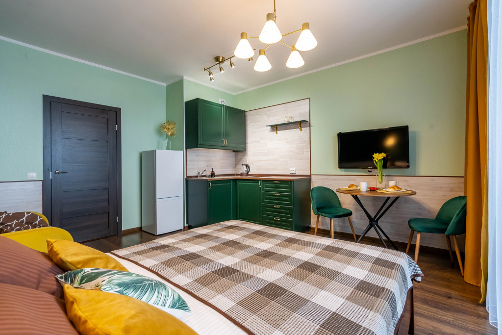 Апартаменты Green studio Emerald