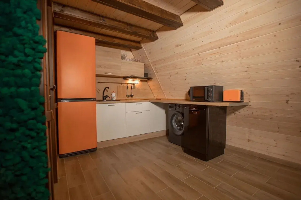Частный дом уютный A-frame White