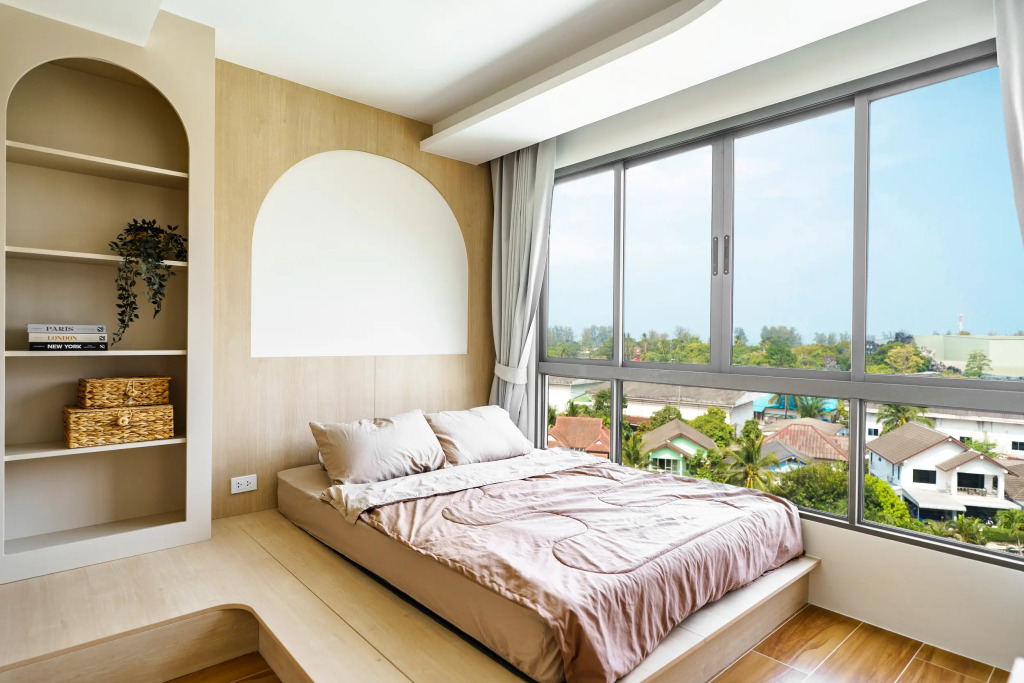 Квартира Kamala Beach View 1 BdR. Roof Pool 500 mbps WiFi