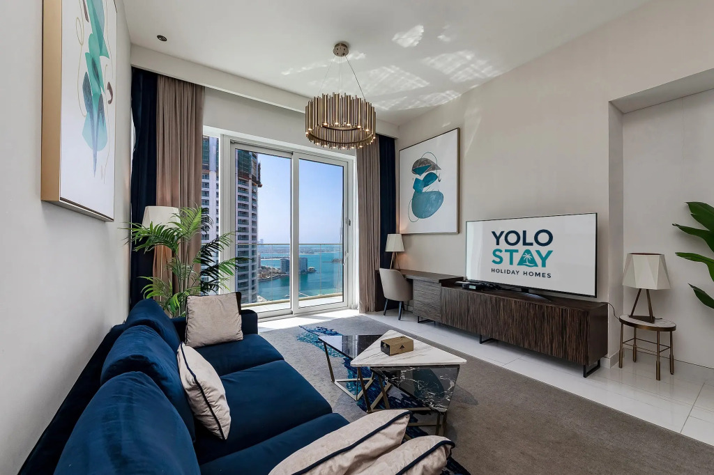 Апартаменты Потрясающие 2BR Palm View in JBR