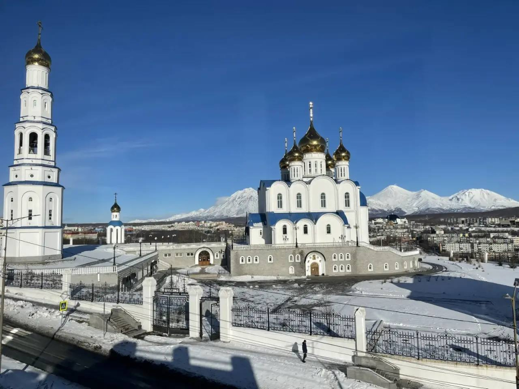 Апартаменты Созвездие Камчатки с видом на вулкан