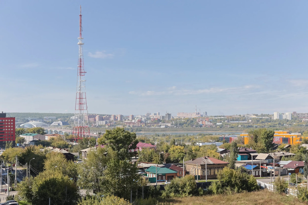 Квартира Студия возле 130-го квартала с панорамным балконом